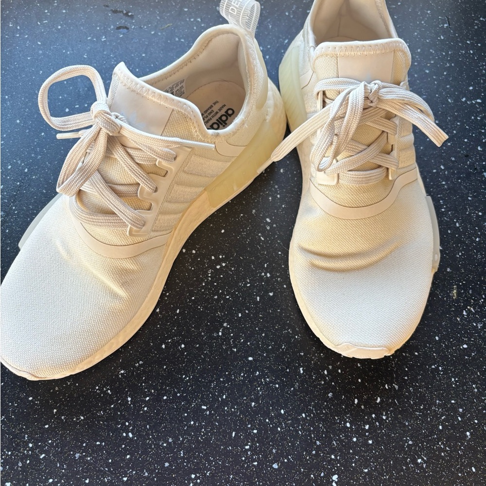 Women’s Beige Adidas BOOST NMD_R1 Shoes – Size 7.5 – Worn Once